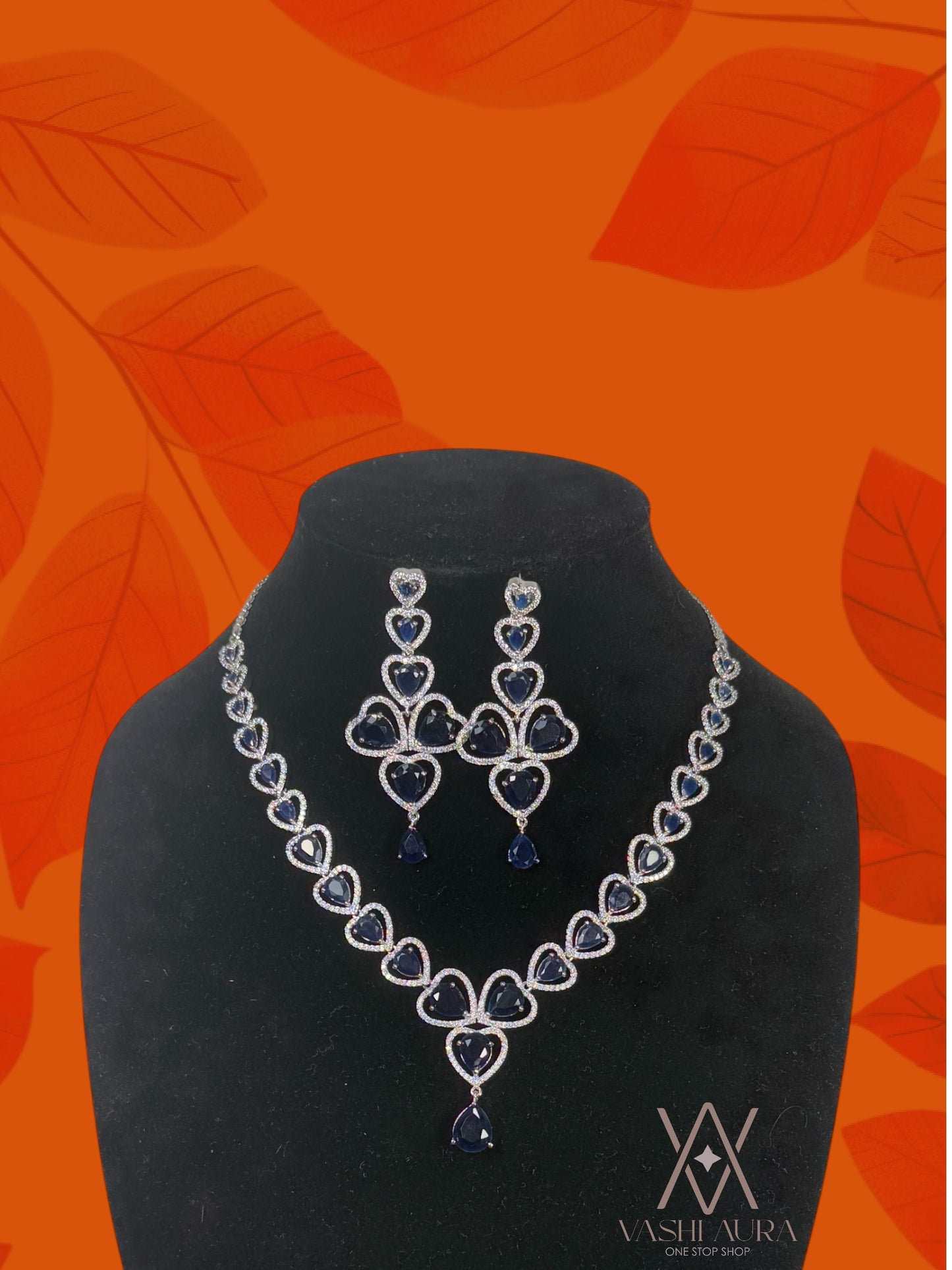 Necklace with earrings