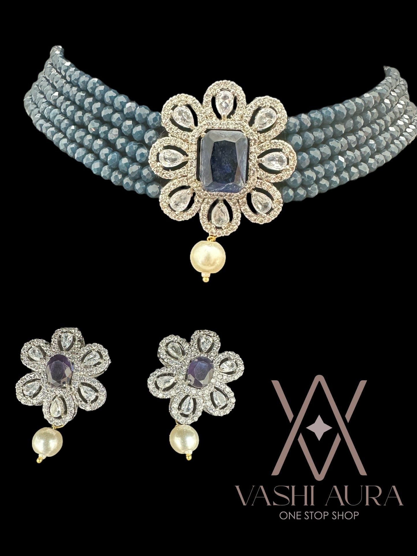 Silver Plated Fine Chocker Necklace