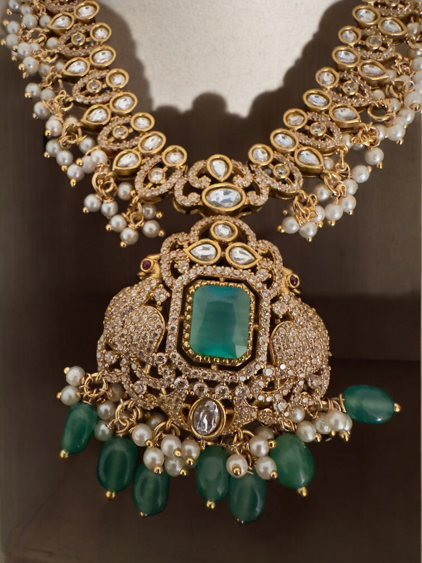 Guttapusalu with CZ Combined Long Chain