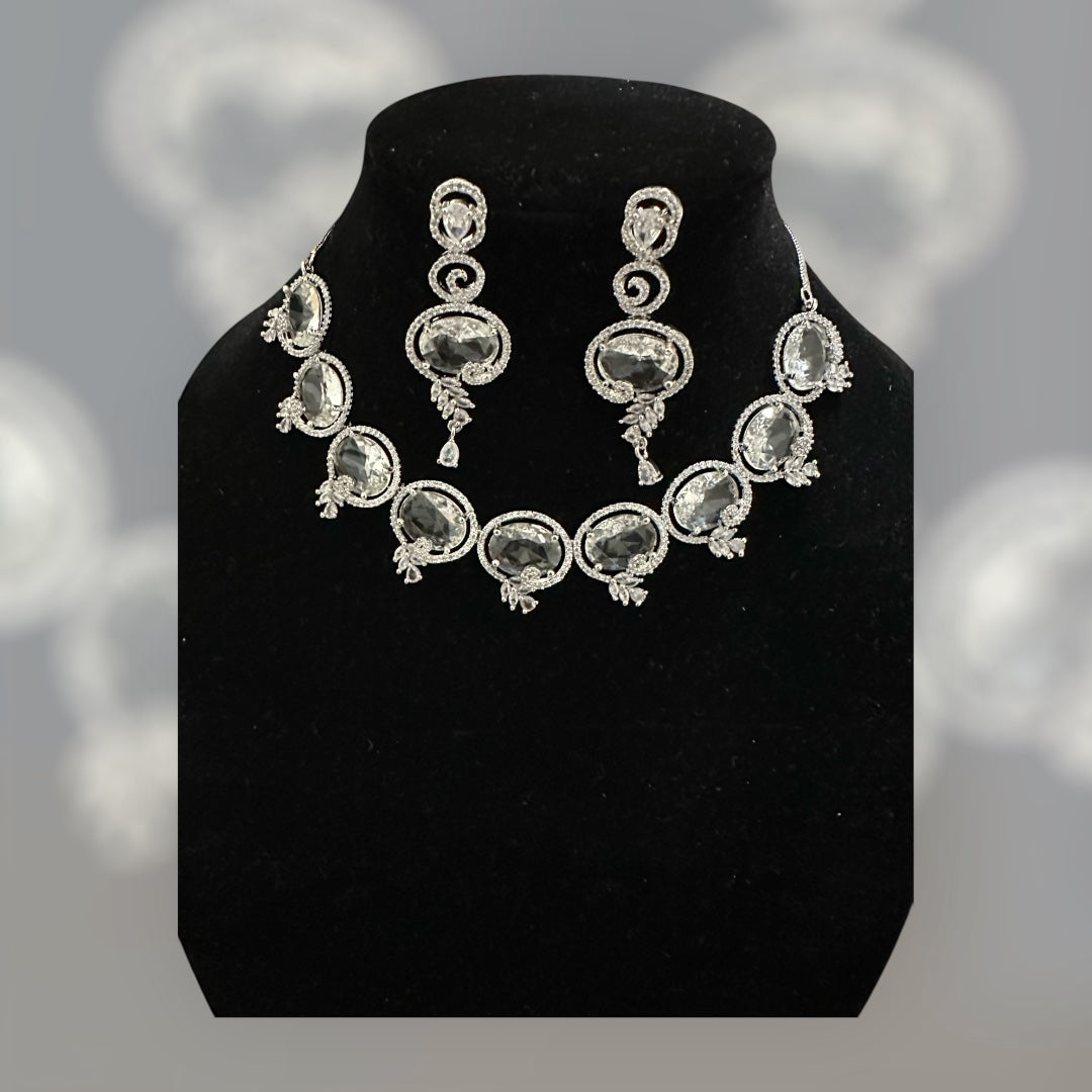 Premium American Diamond Neckset