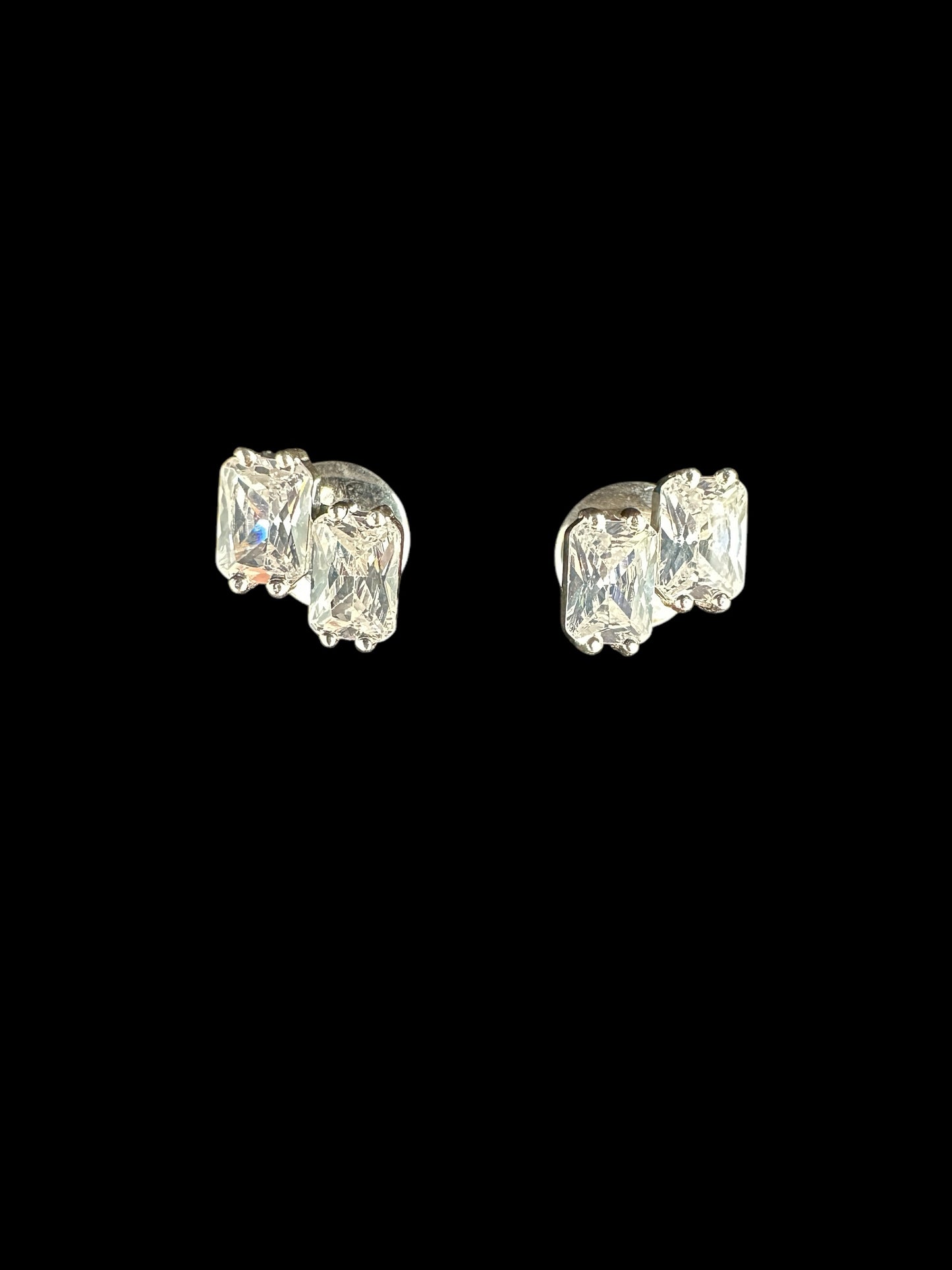 Cute 92.5 Sterling Silver Stone Earrings
