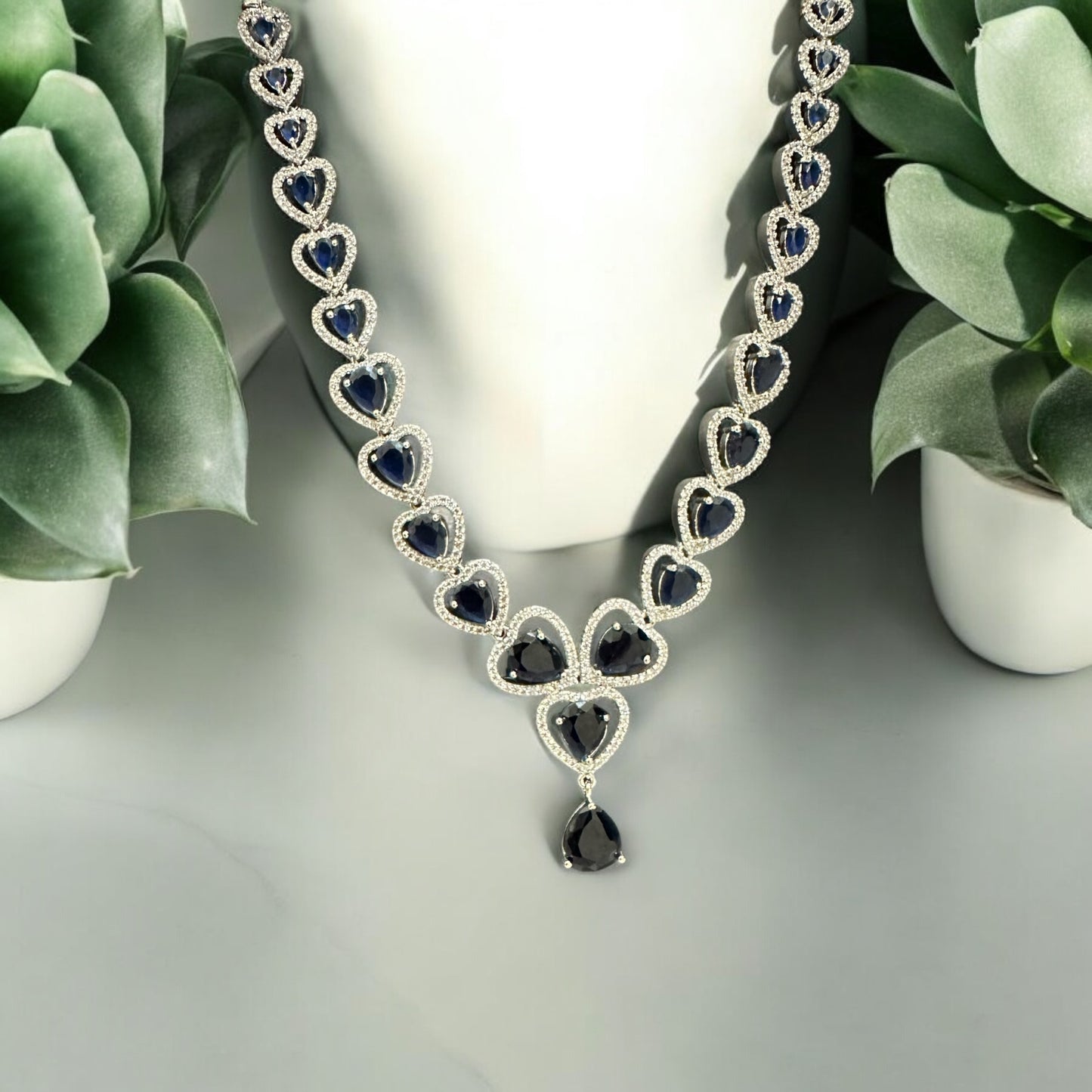 Special Gift Necklace set in CZ