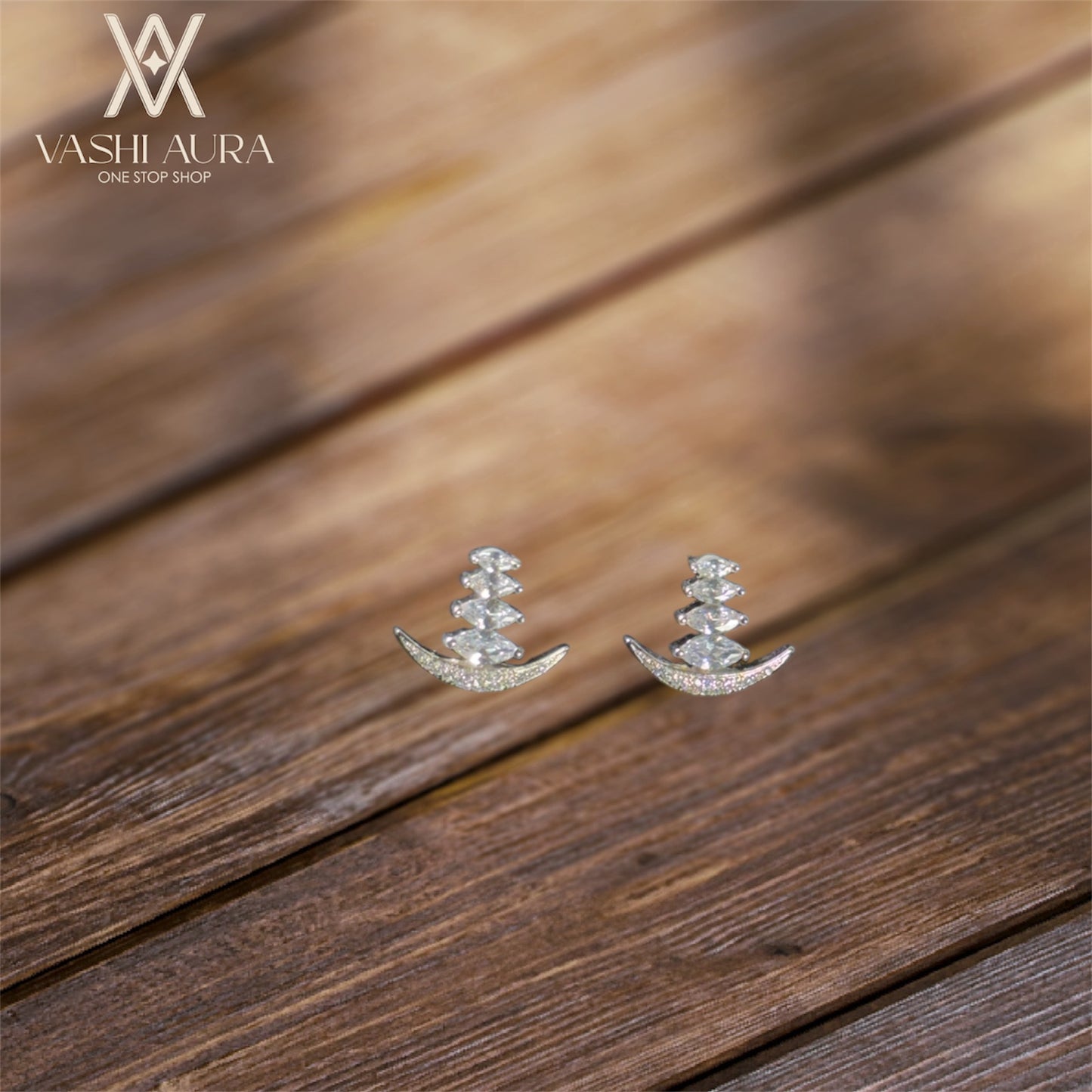 92.5 Sterling Silver Boat Stud Earrings
