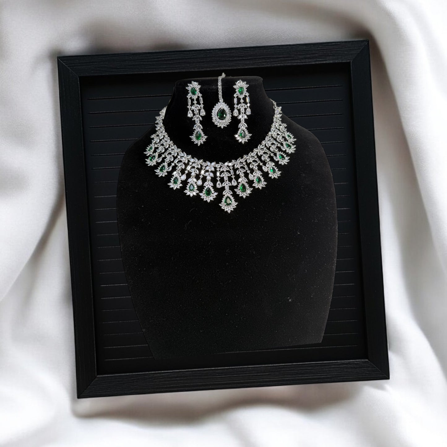 Necklace with Earrings and Tikki