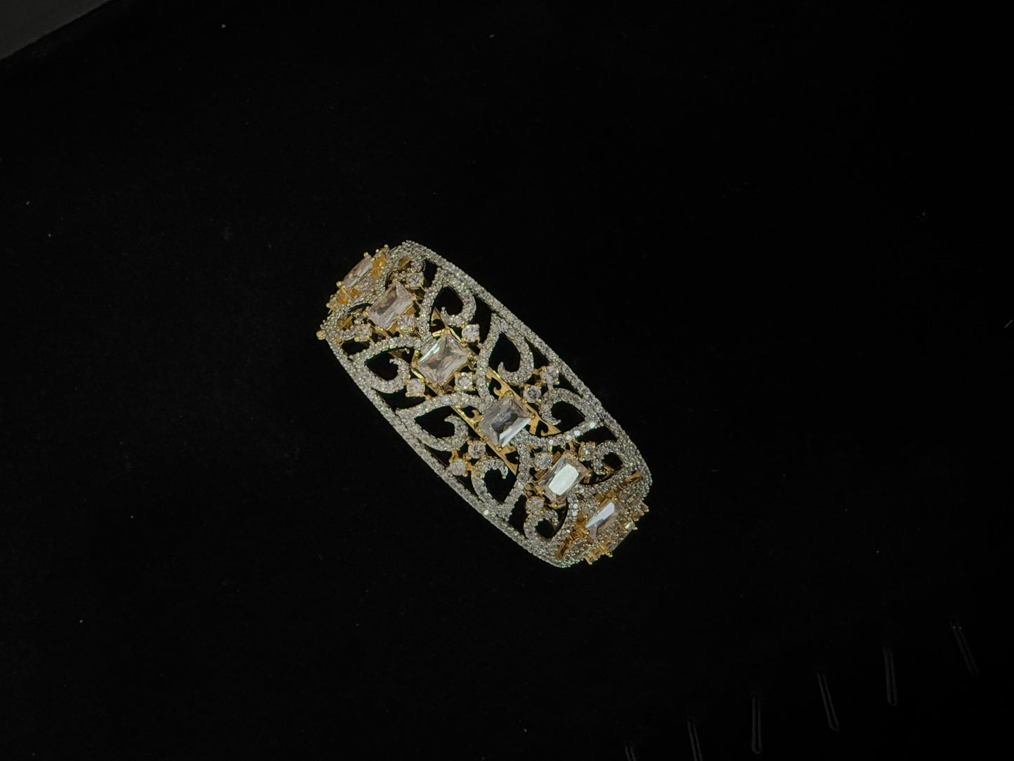 CZ Bracelet with Transparent square CZ