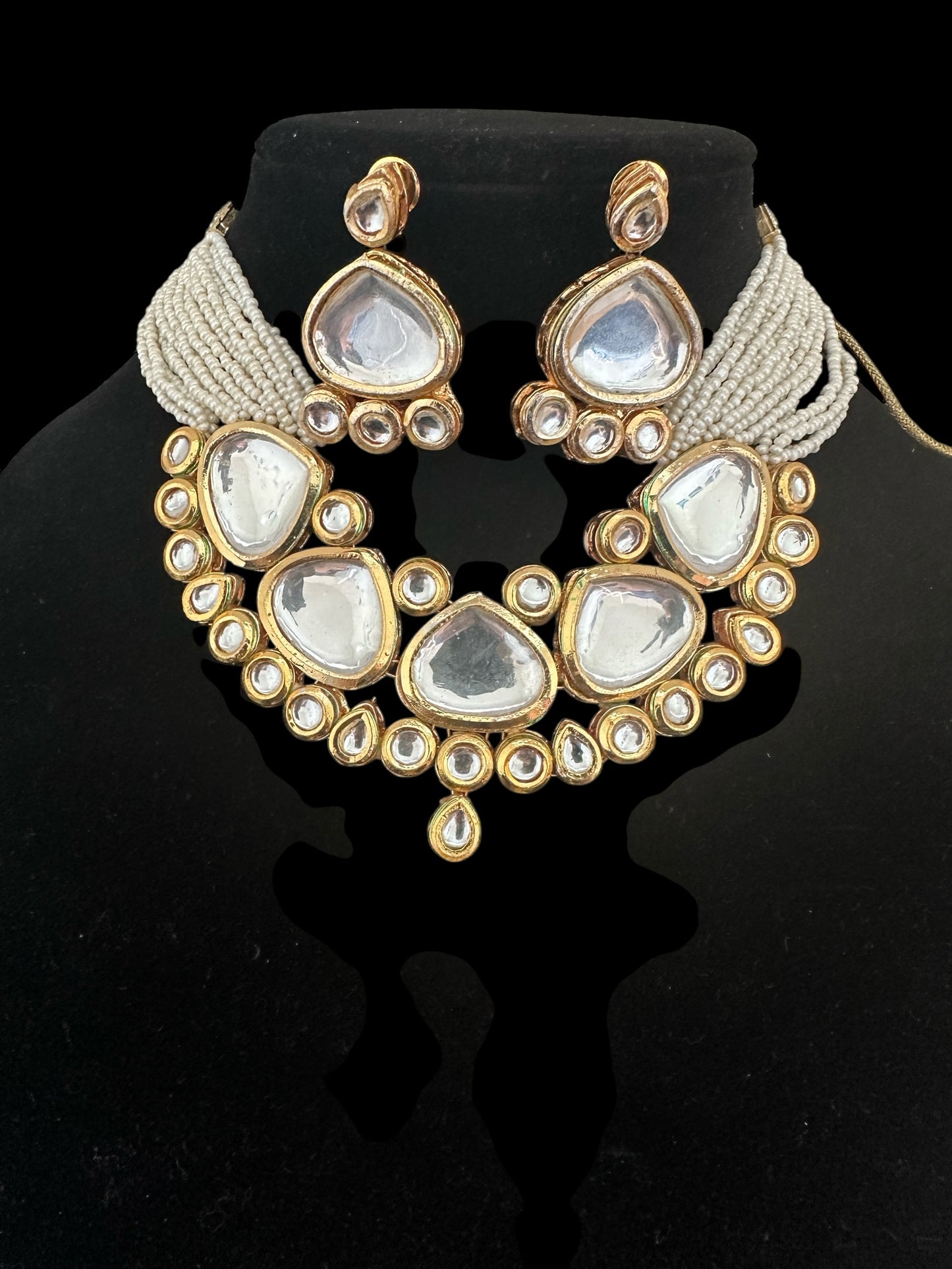 Meenakari Dual Tone Neckset