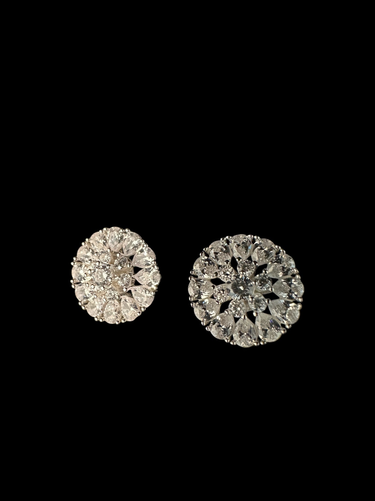 92.5 Sterling Silver American Diamond Studs