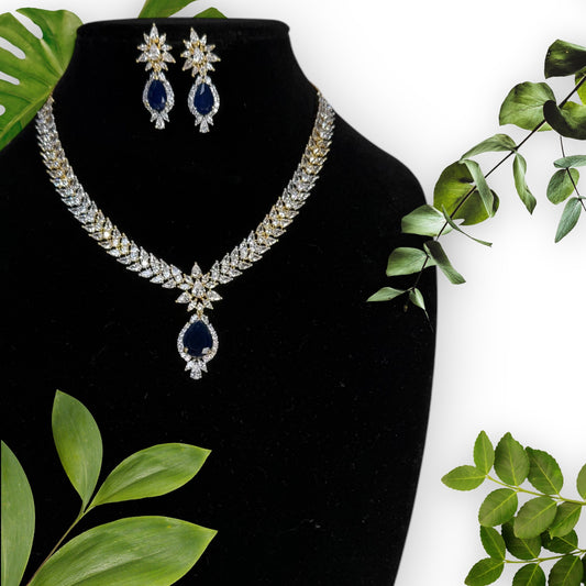 White Stone elegant CZ neckset