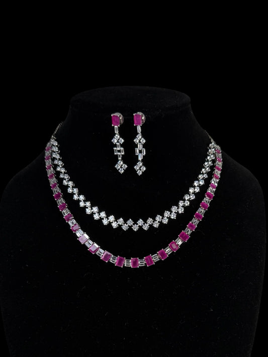 Dual layered elegant neckset